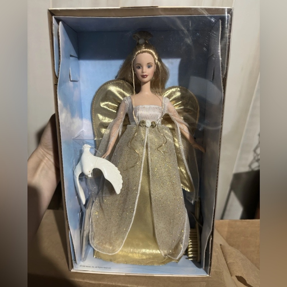 NEW 1999 ANGELIC INSPIRATIONS BARBIE BLONDE HAIR SPECIAL EDITION DOVE NIB
